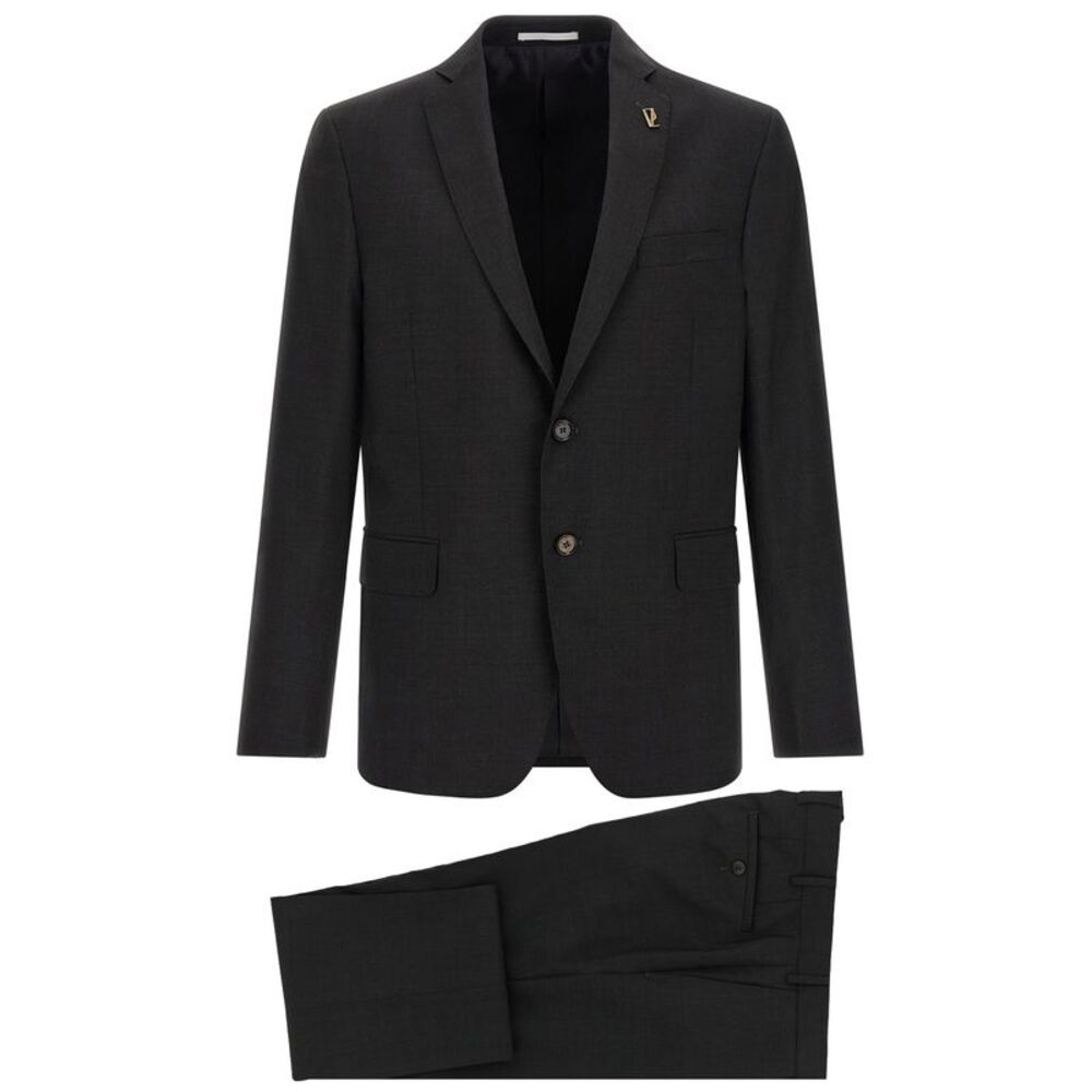 Pal Zileri Gray Wool Two-Piece Men's Suit